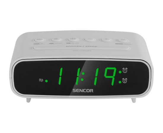 Radio Alarm Clock Sencor SRC2600W, white