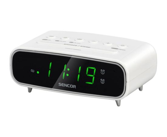 Radio Alarm Clock Sencor SRC2600W, white