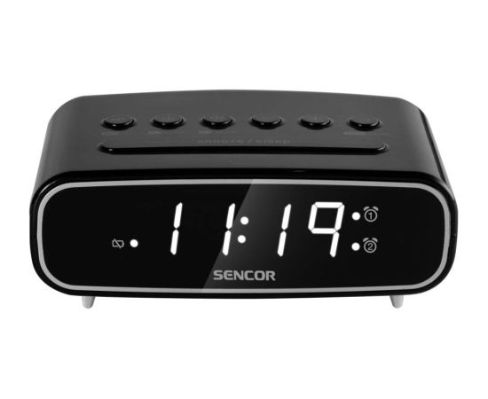 Radio Alarm Clock Sencor SRC2600B, black