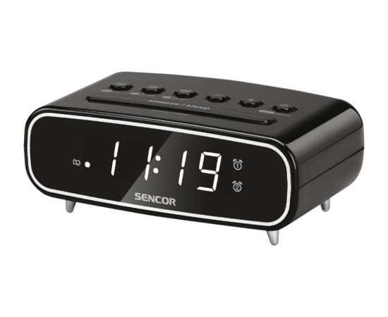 Radio Alarm Clock Sencor SRC2600B, black