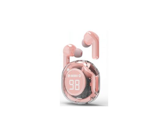 Austiņas Gembird Transparent TWS in-ears Pink