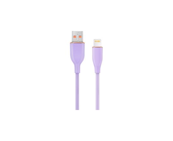 Kabelis Gembird Premium silicon USB-A Male - 8-pin Male 1.5m Violet