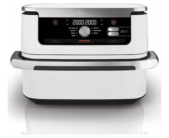 Ninja AF500EUWH Foodi FlexDrawer Dual Air Fryer, 10,4L, white