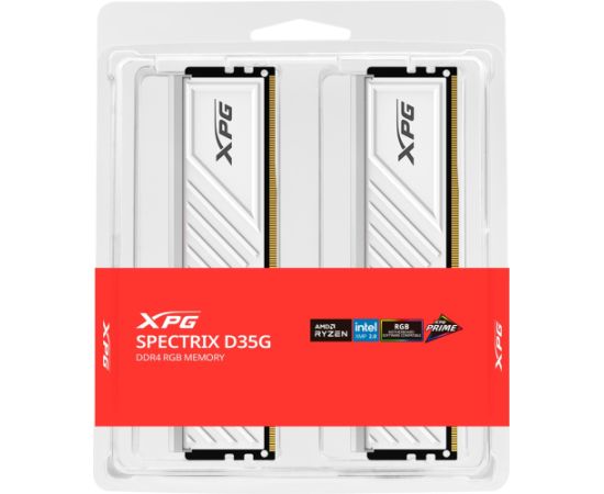 ADATA DDR4 - 32GB - 3200 - CL - 16 (2x 16 GB) dual kit, RAM (white, AX4U320016G16A-DTWHD35G, XPG Spectrix D35G, INTEL XMP)