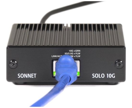 Sonnet Solo 10G TB3 to 10GB Base-T Ethernet Adapter