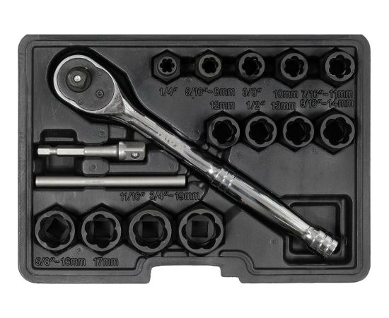 Yato YT-05897 screw/bolt extractor 16 pc(s)