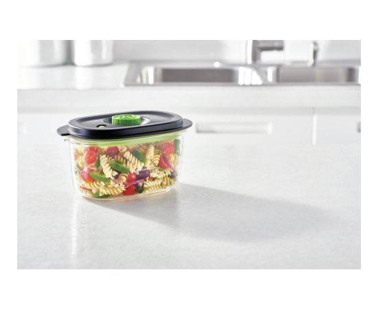 FoodSaver FFC022X food storage container Oval Box 1.2 L Black, Transparent 1 pc(s)