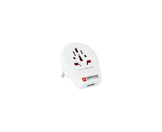 Travel adapter Skross Europa + USB 1.500266