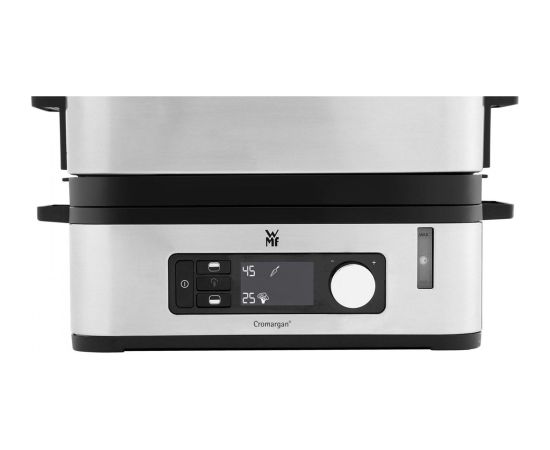 WMF KITCHENminis 0415090011 steam cooker 2 basket(s) Countertop 900 W Black, Stainless steel