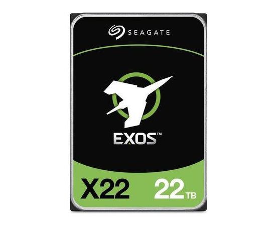 HDD SEAGATE Exos X22 22TB SATA 512 MB 7200 rpm Discs/Heads 10/20 ST22000NM002E