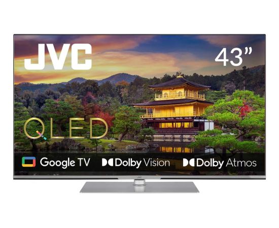 TV JVC 43" Smart Google TV QLED 3840x2160