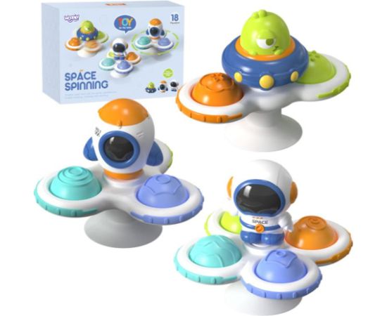 Sensorais rotaļlieta Woopie Space Spinner, 3 gab.