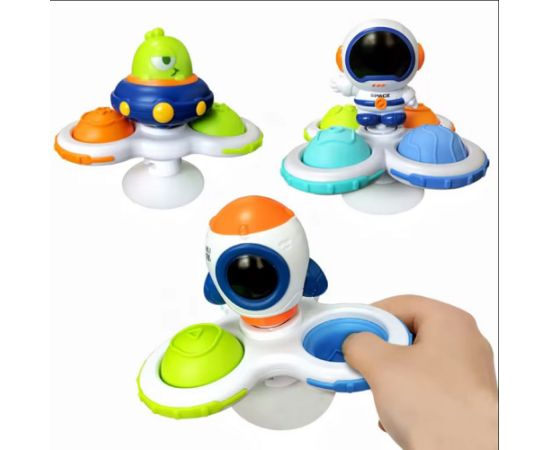 Sensorais rotaļlieta Woopie Space Spinner, 3 gab.