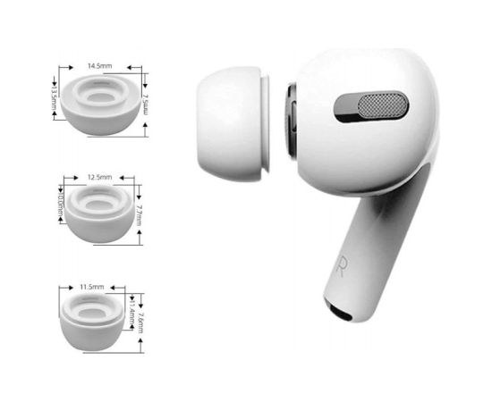 Tech-Protect EarTips AirPods Pro 1/2 3pcs