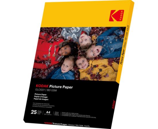 Kodak fotopaber A4 glossy 180g 25 sheets