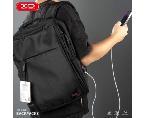 XO laptop backpack CB02 15,6", black