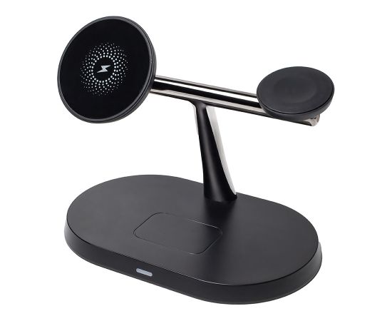 Maxlife wireless charger 3in1 15W, black (MXWC-03)