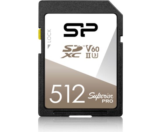 Silicon Power memory card SDXC 512GB Superior Pro UHS-II