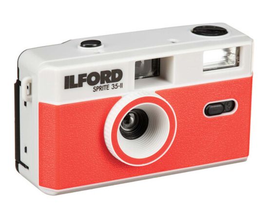 Ilford Sprite 35-II, silver/red