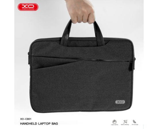 XO notebook sleeve CB01 14", black