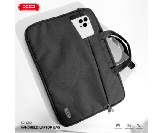 XO notebook sleeve CB01 14", black