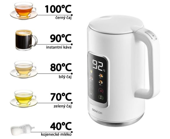 Electric Kettle Sencor SWK0950WH, white