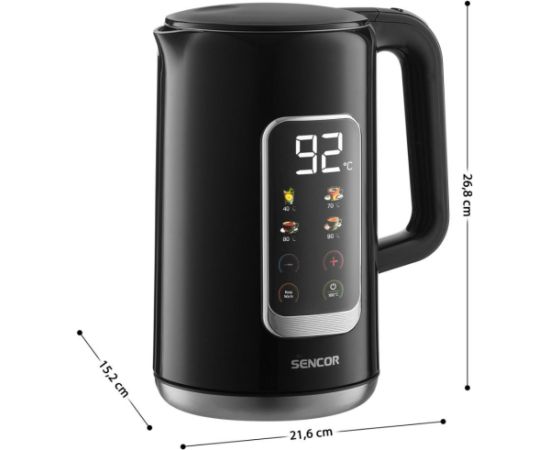 Electric Kettle Sencor SWK0951BK, black