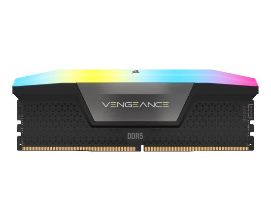 Corsair DDR5 32GB - 7200 - CL - 34 - Dual-Kit - DIMM, CMH32GX5M2X7200C34, Vengeance RGB, XMP, black