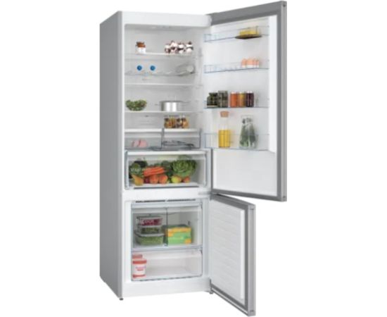 Bosch Serie 4 KGN56XLEB fridge-freezer Freestanding 508 L E Stainless steel