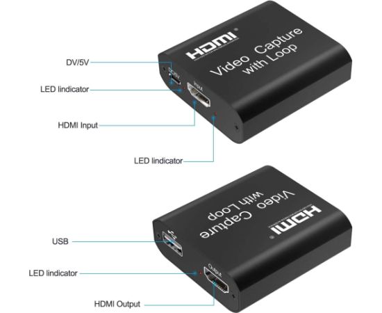 PremiumCord HDMI Video Capture with Loop