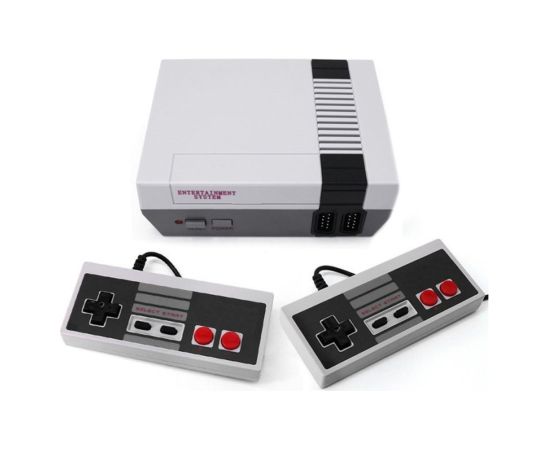 GameBox R6 8-Bit Retro TV AV RCA Analoga Spēļu Konsole ar Divām Pultīm un 620 Iebūvētām spēlēm