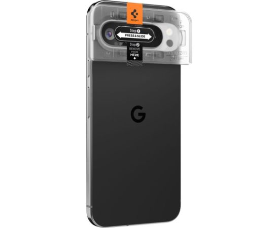 SPIGEN OPTIK.TR "EZ FIT" KAMERAS AIZSARGS 2 GAB. GOOGLE PIXEL 9 PRO CRYSTAL CLEAR