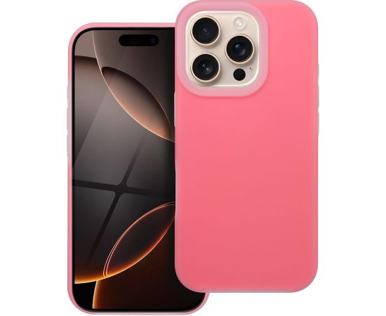 Fusion Candy silikona aizsargapvalks Apple iPhone 16 Pro rozā