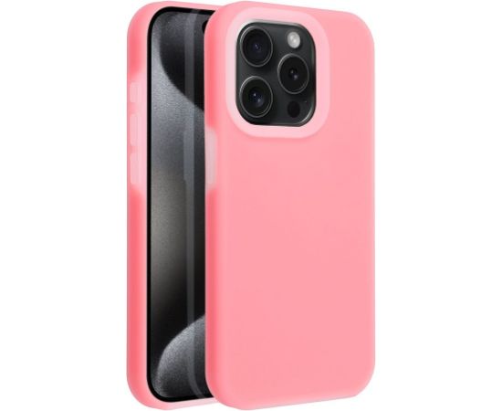 Fusion Candy silikona aizsargapvalks Apple iPhone 16 Pro rozā