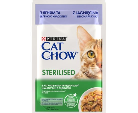 Purina PURIINA CAT CHOW STERILIS Jagn&Ziel Fasolka 85g