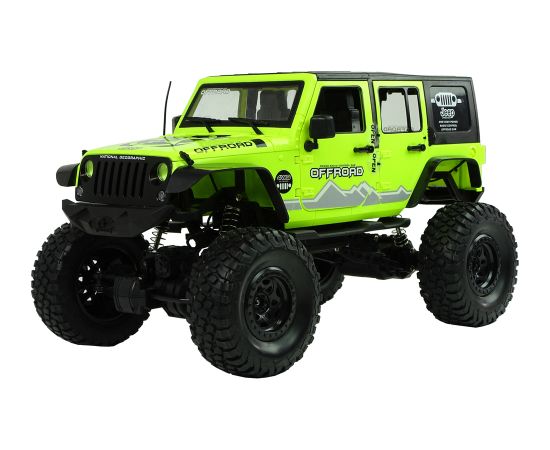 Leantoys Rock Crawler 2.4 GHz Green 4x4 Shock Absorbers