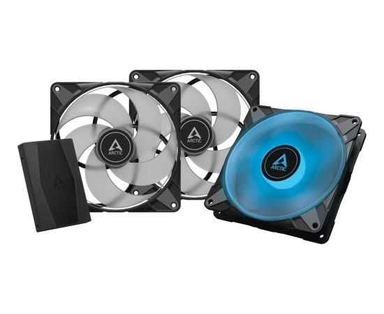 FAN Arctic P14 PWM PST RGB 0dB 3-pack + Hub (ACFAN00256A)