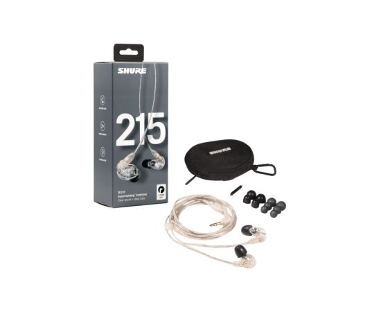 Shure SE215 Pro Headset Wired In-ear Stage/Studio Transparent