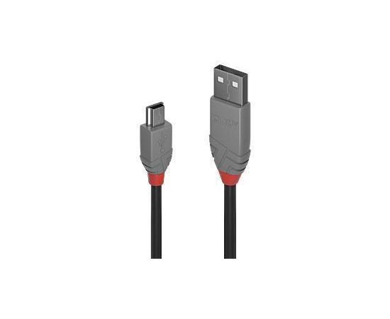 CABLE USB2 A TO MINI-B 1M/ANTHRA 36722 LINDY