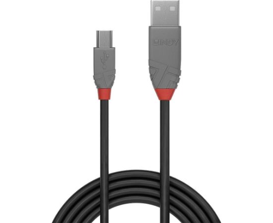 CABLE USB2 A TO MINI-B 1M/ANTHRA 36722 LINDY