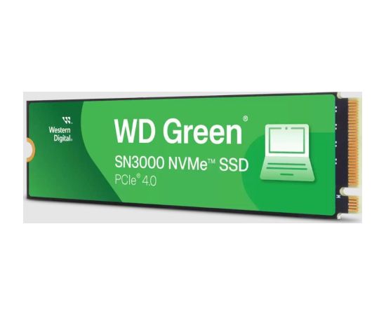 SSD WESTERN DIGITAL Green 1TB M.2 PCIe Gen4 NVMe Write speed 4200 MBytes/sec Read speed 5000 MBytes/sec 2.3mm TBW 150 TB WDS100T4G0E