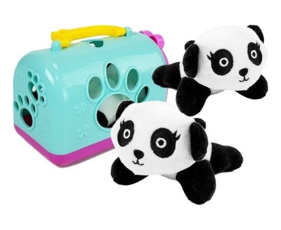 LeanToys Mała Panda z Transporterem Maskotka