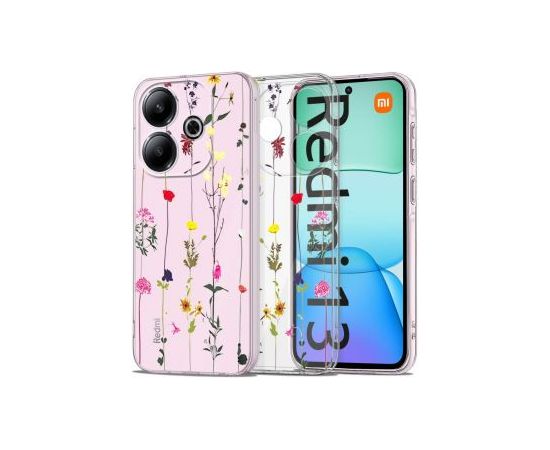 Tech-Protect   Tech-Protect FlexAir+ case for Xiaomi Redmi 13 - colorful flowers