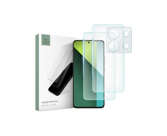 Tech-Protect   Tech-Protect Supreme Set for Xiaomi Redmi Note 13 Pro 5G / Poco X6 5G 2x Tempered Glass for Display / Tempered Glass for Camera