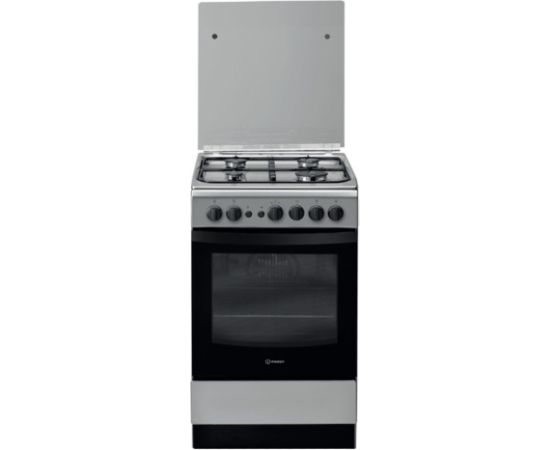 Gas stove with electric oven Indesit IS5G1PMXE1