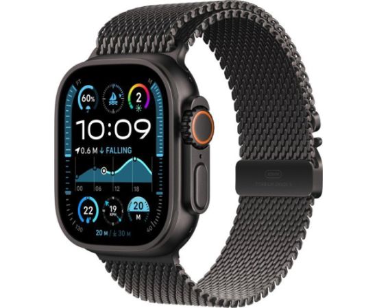 Apple Watch Ultra 2 LTE 49mm Black Ti + Black Ti Milanese Loop - M