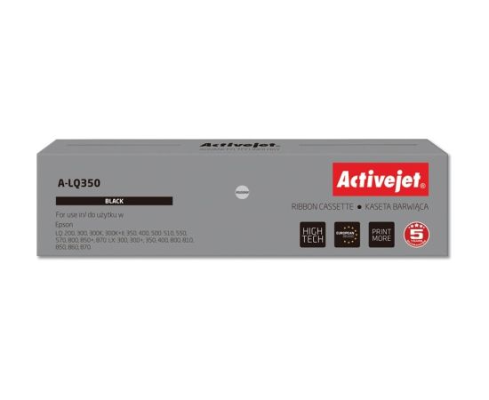 Activejet A-LQ350 Ink ribbon (Replacement for Epson S015633; Supreme; 2.500.000 characters; black)