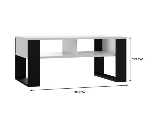 Top E Shop Topeshop MODERN 2P BIEL CZ coffee/side/end table Coffee table Rectangular shape 2 leg(s)