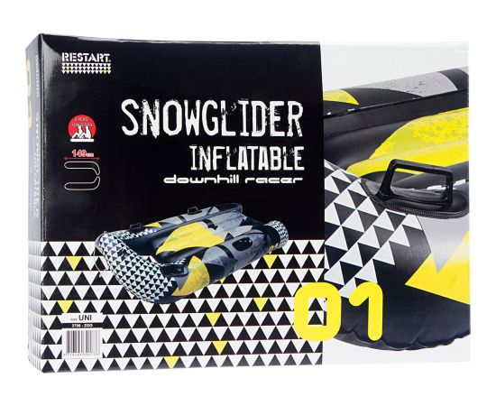 Inflatable slide RESTART 3706 Black/Grey Max 120 kg