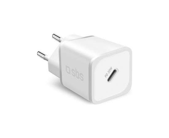 Travel Charger PD 20W Type C, 20W USB By SBS White